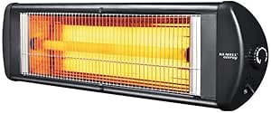 Kumtel Ex 23 Süper Ecoray 2300 Watt İnfrared Isıtıcı Duvar Tipi 2300W Kolay Temizlenir Siyah