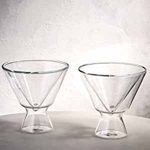 Jumbo Glory 2’Li Double Wall Çift Cidarlı V Bardak 150 Ml