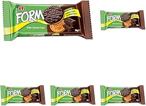 Eti Form Çikolata Kaplı Lifli Bisküvi 50 g 5li paket