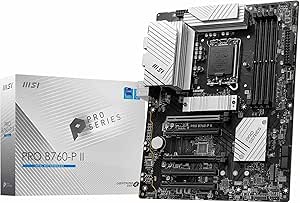 MSI MB PRO B760-P II SOKET 1700 DDR5 7000(OC) PCI-E,M.2 USB3.2 HDMI,DP 1x 2.5G LAN ATX