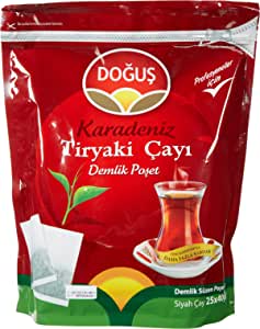 DOĞUŞ ÇAY Doğuş Karadeniz Tiryaki Çayı (Demlik Poşet, 40 Gr x 25 Adet)