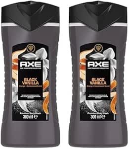 Axe Premium Collection Duş Jeli Black Vanilla 3 in 1 Vücut Saç Yüz 300 ml 2li paket