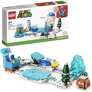 LEGO® Super Mario™ Ice Mario Kostümü ve Donmuş Dünya Ek Macera Seti 71415-6 Yaş ve Üzeri Çocuklar için Yaratıcı Oyuncak Yapım Seti (105 Parça)