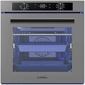 Luxell 88 Litre A-68 Sgf3 Platinum Metalik Gri Ankastre 9+1 Programlı Dijital Fırın