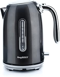 Berghoff Gem Metallic 1.7 Litre Parlak Silver Su Isıtıcısı