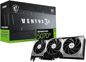 MSI VGA GEFORCE RTX 5070 TI 16G VENTUS 3X OC RTX5070TI 16GB GDRR7 256 B DX12 PCIE 5.0 X16 (3XDP 1XHDMI)