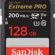 SanDisk Extreme PRO SDXC UHS-I Hafıza Kartı, 128 GB, 200 MB/sn Aktarım Hızı, U3: UHS Speed Sınıf, V30: Speed Sınıf, 4K UHD Videolar, QuickFlow Teknolojisi, Isıya Dayanıklı