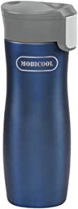 Mobicool MDM40OH 0, 40 Litre Vakumlu Çift Yalıtımlı Paslanmaz Çelik Seyahat Bardağı/Termos/Kupa, Mavi