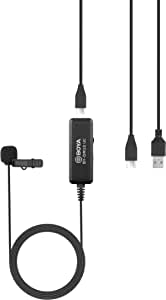 Boya BY-DM10UC PC Type-c Telefon Yaka Mikrofonu, Standart