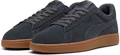PUMA Unisex Yetişkin Puma Smash 3.0, Strong Gray-PUMA Black-Gum, 41 EU