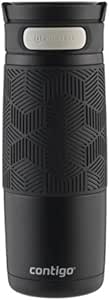 Contigo Metra Autoseal Termos Bardak 470 ml, Siyah, 6 Saat Sıcak, 12 Saat Soğuk tutma
