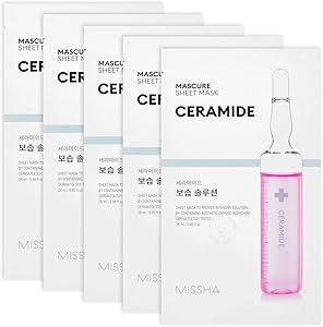 MISSHA Seramid İçerikli Besleyici Yaprak Maske Mascure Moisture Barrier Solution Sheet Mask (Ceramide)