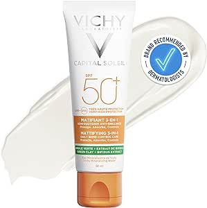 Vichy Capital Soleil Çok Yüksek Korumalı Matlaştırıcı Yüz Güneş Kremi SPF 50 Faktör