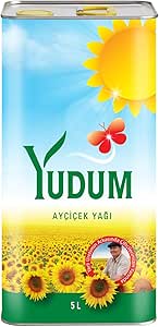 Yudum Ayçiçek Yağı 5 lt Teneke