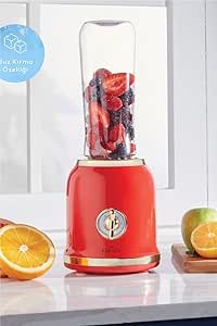 Karaca Retro Personal Blender Kırmızı
