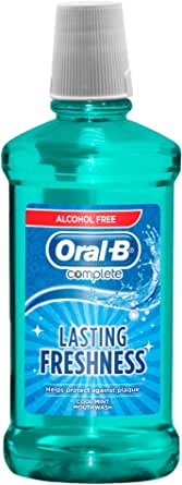 Oral-B Complete Ağız Çalkalama Suyu Komple Bakım 500 ml (Alkolsüz)