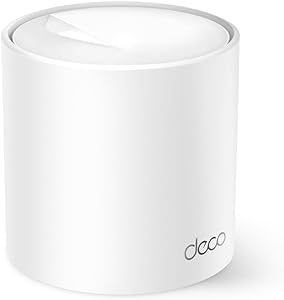 TP-Link Deco X10(2-pack), AX1500 Mbps, 360 m²’ye kadar Kapsama Alanı, 120 Cihaza Kadar Bağlantı, Gigabit Portlu, Mobil Uygulama ile Kolay Kurulum,Yapay Zeka Destekli Wi-Fi 6 Mesh Sistemi