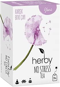 Herby No Stress Tea Rahatlatıcı Pasifloralı Bitki Çayı 20 Adet