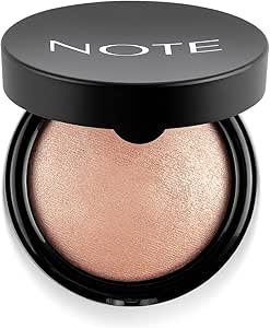 Note Baked Powder 01 Stardust Işıltılı Bitişli Highlighter Toz Yüz Pudrası