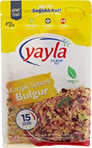 yayla Gurme Fit Karışık Sebzeli Bulgur 360 gr Tekli Paket