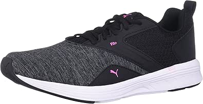 Puma NRGY Comet Running Shoes Unisex Yetişkin Spor Ayakkabı, Puma Black-Luminous Pink, 42
