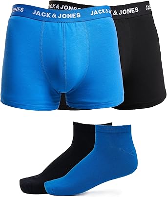 🚨 JACK & JONES JACDAVID SOLID WEEKENDSET Boxer Külot Erkek