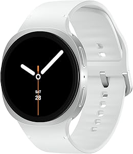 Samsung Galaxy Watch8 Gümüş, Bluetooth, 44mm Akıllı Saat (Samsung Türkiye Garantili)