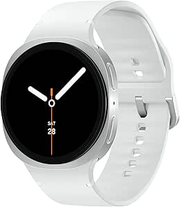 Samsung Galaxy Watch8 Gümüş, Bluetooth, 44mm Akıllı Saat (Samsung Türkiye Garantili)