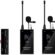 CKMOVA UM100 Kit-6 Ultra Kompakt İphone IOS için 1 Alıcı 2 vericili UHF Kablosuz Yaka Mikrofon Seti
