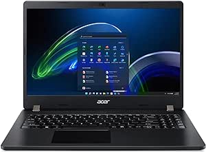 Acer TravelMate P2 (TMP215-41-62) Dizüstü Bilgisayar, Ryzen 5 5650U İşlemci, AMD Radeon Graphics Paylaşımlı Ekran Kartı, 15.6 inç FHD Ekran, 8 GB DDR4 RAM, 512 GB SSD, FreeDOS, NX.VS1EY.001