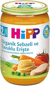 Hipp Organik Sebzeli ve Tavuklu Erişte 220 Gr 1 Paket(1 x 220 g)