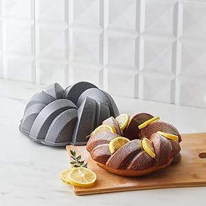 Karaca Cake Pro Örgü Antrasit Döküm Kek Kalıbı 26 Cm