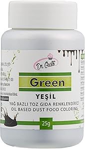Dr.Gusto Yağ Bazlı Toz Gıda Boyası Yeşil 25 Gr
