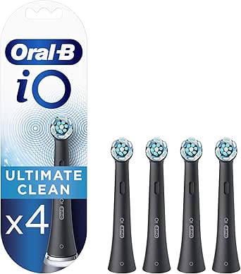 Oral-B iO Ultimate Clean Siyah Şarjlı Diş Fırçası Yedek Başlığı 4 Adet