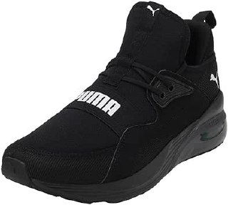 Puma Cell Vive Intake Running Shoes Unisex Yetişkin Koşu Ayakkabısı, PUMA Black-Cool Dark Gray, 42
