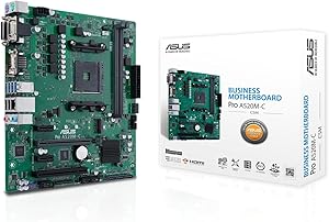 ASUS Pro A520M-C/csm AMD A520 Am4 DDR4 4400 Hdmı Dvı Vga M2 Usb3.2 com Pcı mATX