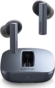 EarFun Air Pro SV TW306 Siyah TWS 6 Mikrofonlu ENC + Hybrid ANC IPX5 Tere Dayanıklı Bluetooth Gerçek