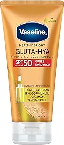 Vaseline Gluta-Hya Serum Etkili Vücut Losyonu Güneş Koruyucu 150 Mililitre