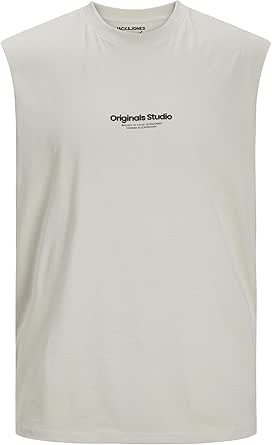 JACK & JONES Jorvesterbro Kolsuz Tee Sn Tank Top Erkekler