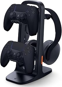 Spigen Oyun Kolu & Kulaklık Standı/Kablo Düzenleyici Gamer Masaüstü Contoller Organizer Black VG400 – AMP07412