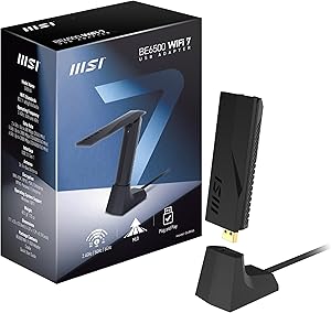 MSI NETWORK BE6500 WIFI 7 USB ADAPTER