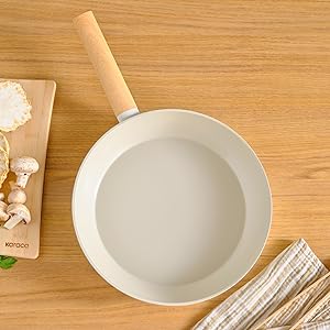 Karaca Swiss Crystal Almond Cream İndüksiyon Tabanlı Tava 30 Cm