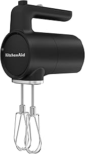 KitchenAid Go 5KHMR700BM Kablosuz El Mikseri Bataryasız Siyah