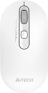 A4tech FG20 Fstyler 2.4Ghz Nano 2000Dpi Kablosuz Kompakt Optik Mouse, Beyaz