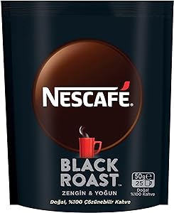 Nescafé Black Roast Çözünebilir Kahve 50 g Ekonomik Paket