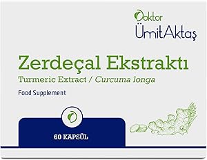 Dr. Ümit Aktaş Zerdeçal Ekstraktı – 60 Kapsül Gıda Takviyesi