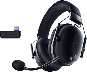 Razer Blackshark V2 Pro (Playstation) – PS5 için kablosuz konsol e-spor kulaklığı (TriForce 50mm sürücü, HyperSpeed Wireless, FPS ses profili, çıkarılabilir HyperClear mikrofon) Siyah