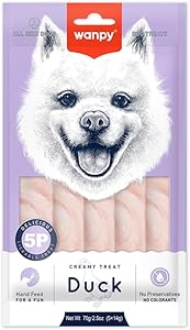 Wanpy Ördekli Krema Köpek Ödülü 5 X14 Gr
