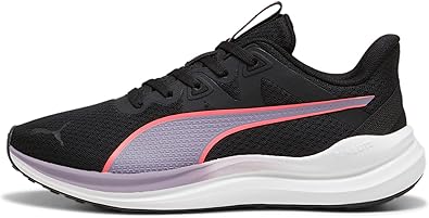 PUMA Erkek/Unisex Reflect Lite-PUMA Black-Sunset Glow Low Boot 42