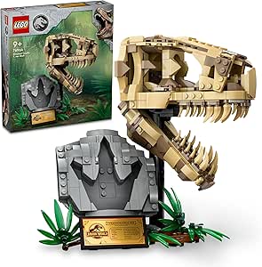 LEGO Jurassic World Dinozor Fosilleri: T. rex Kafatası 76964-9 Yaş ve Üzeri Çocuklar için Yaratıcı Oyuncak Dinozor Yapım Seti (577 Parça)